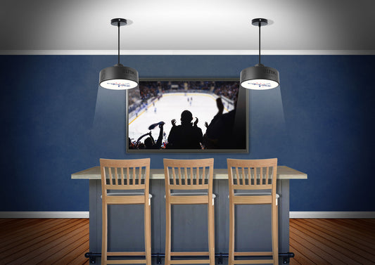 Washington Capitals® Hockey Pendant Puck Light Fixture