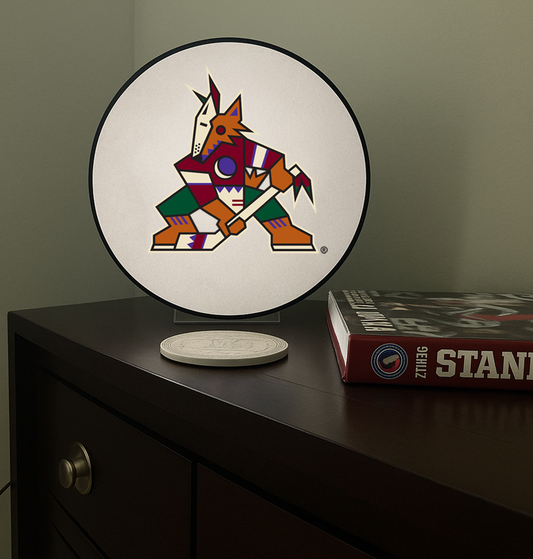 Arizona Coyotes® Hockey Puck Lamp