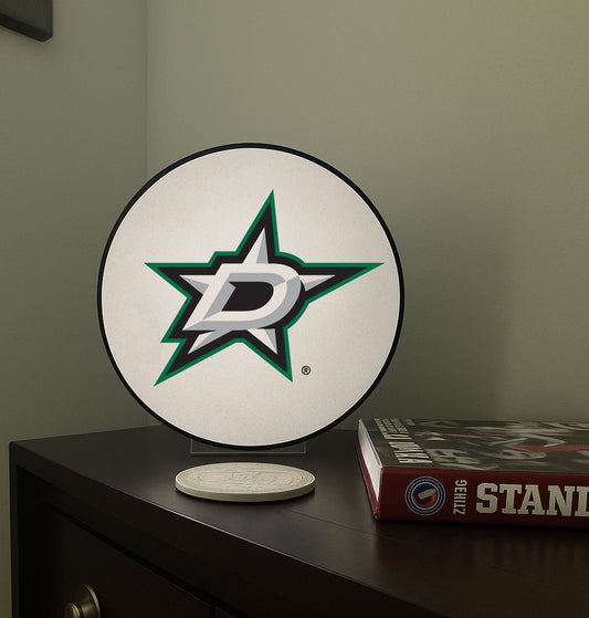 Dallas Stars™ Hockey Puck Lamp