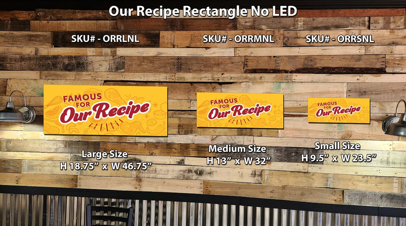 Lee's Famous Recipe Chicken - Our Recipe Rectangle