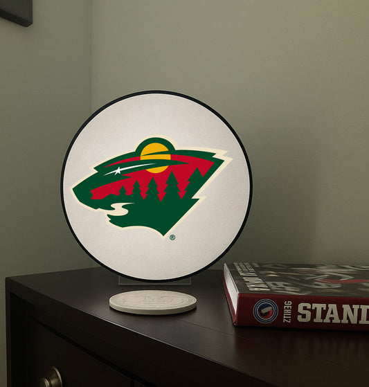 Minnesota Wild® Hockey Puck Lamp