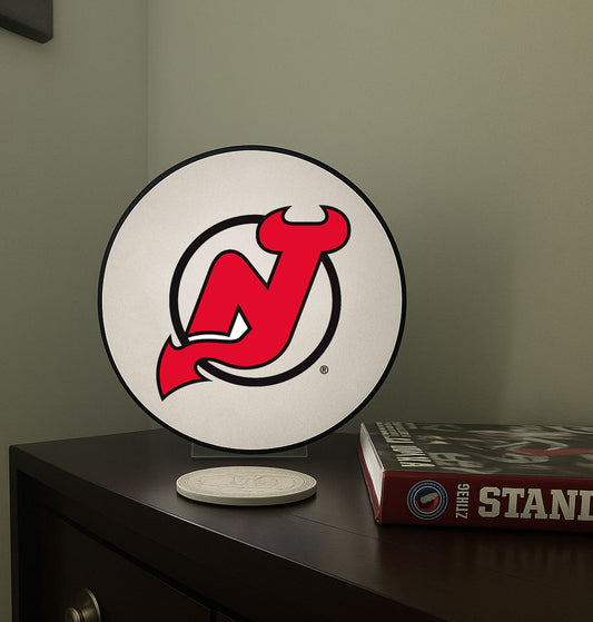 New Jersey Devils® Hockey Puck Lamp