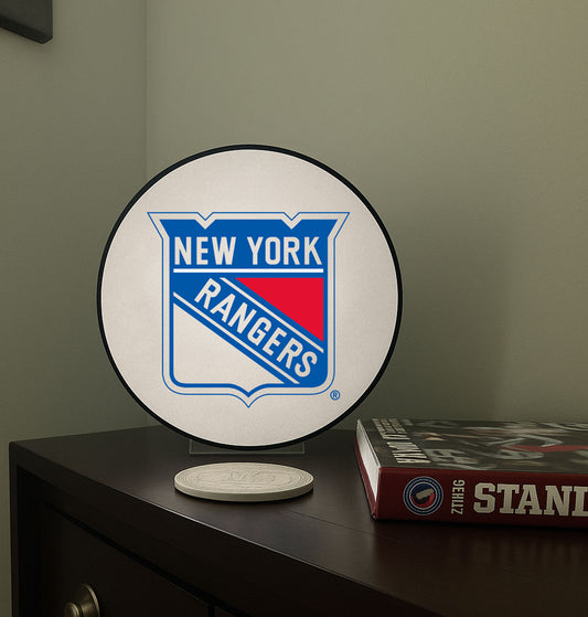 New York Rangers® Hockey Puck Lamp