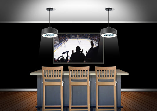 Utah Mammoth™ Hockey Pendant Puck Light Fixture
