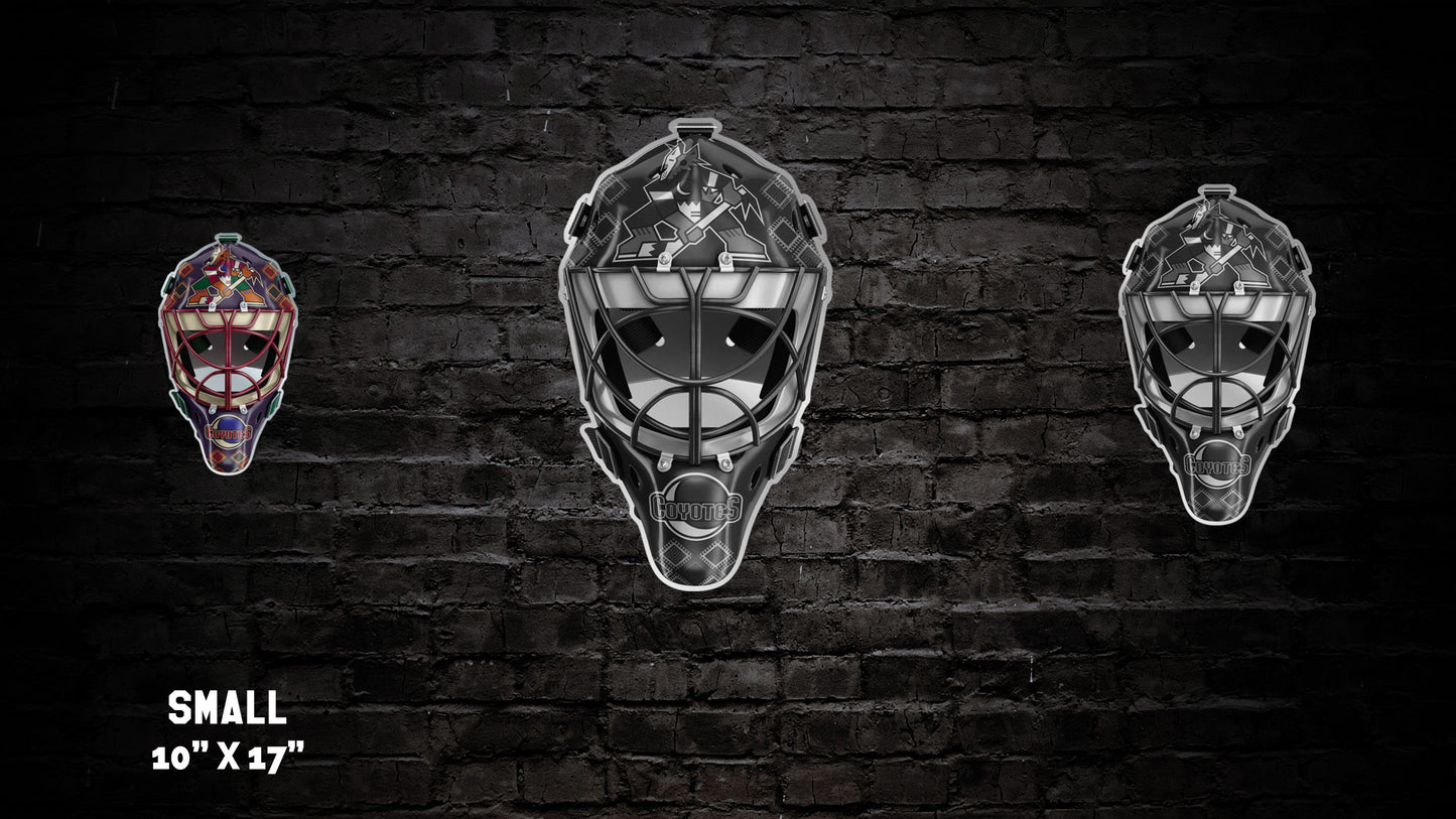 Arizona Coyotes® Goalie Mask Wall Art