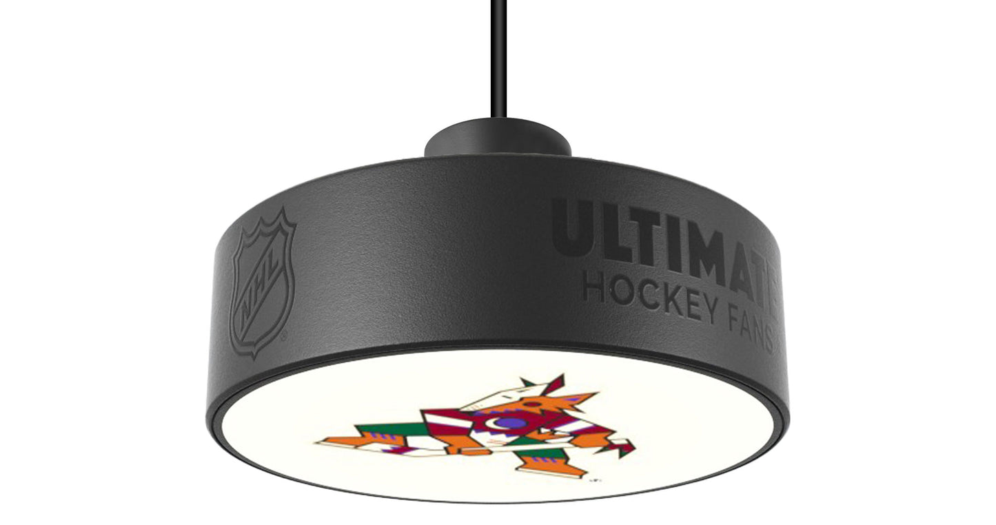 Arizona Coyotes® Hockey Pendant Puck Light Fixture