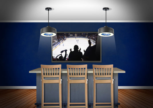Buffalo Sabres® Hockey Pendant Puck Light Fixture