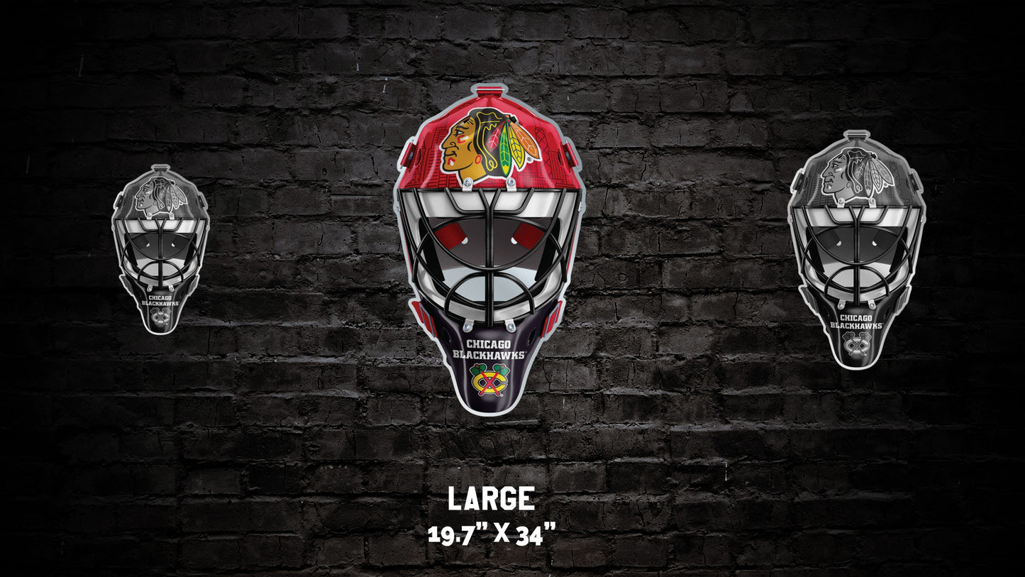Chicago Blackhawks® Goalie Mask Wall Art