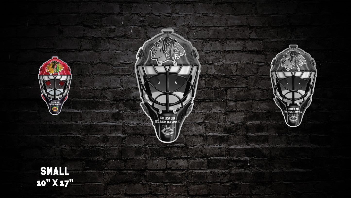 Chicago Blackhawks® Goalie Mask Wall Art