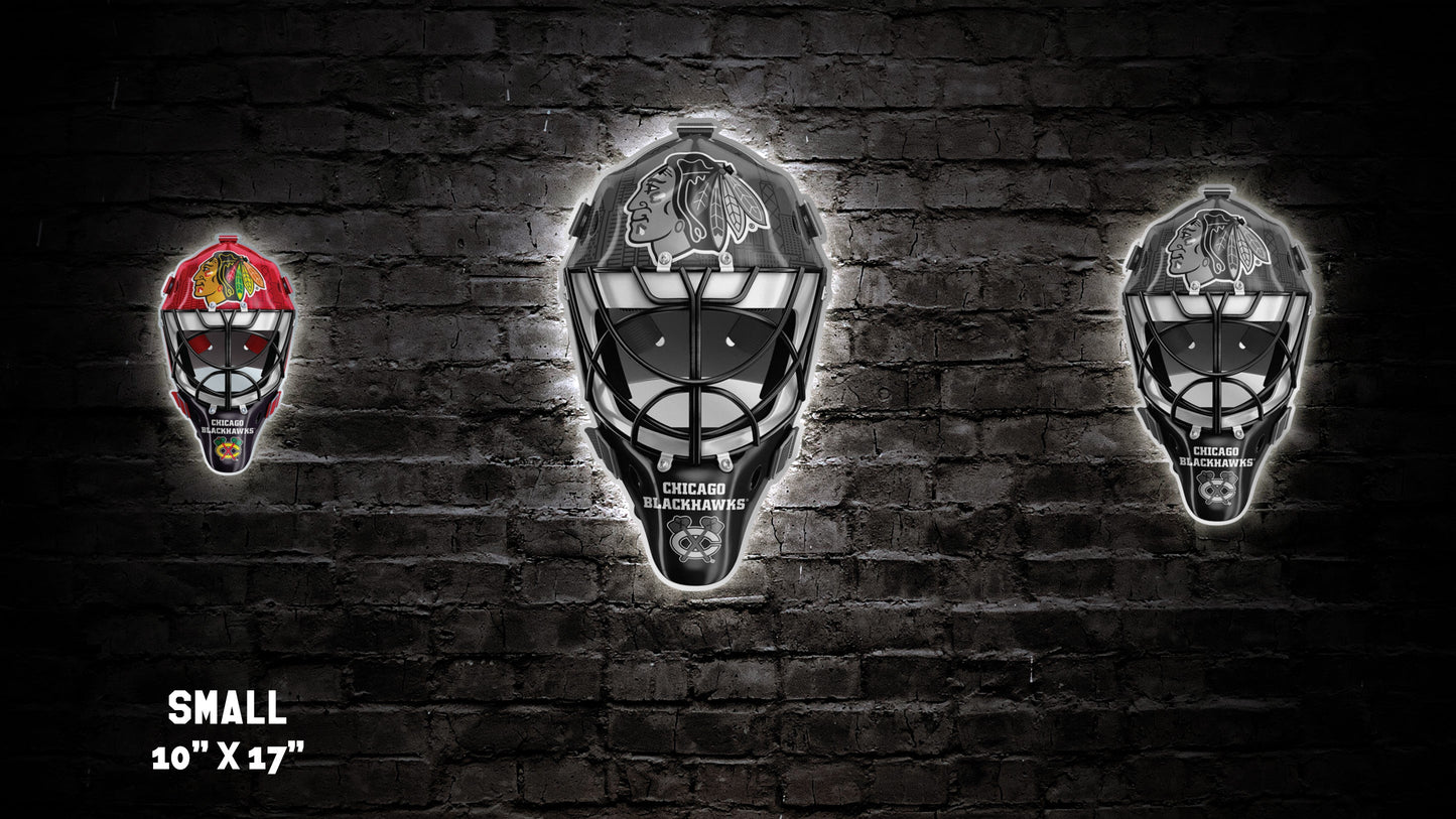 Chicago Blackhawks® Goalie Mask Wall Art