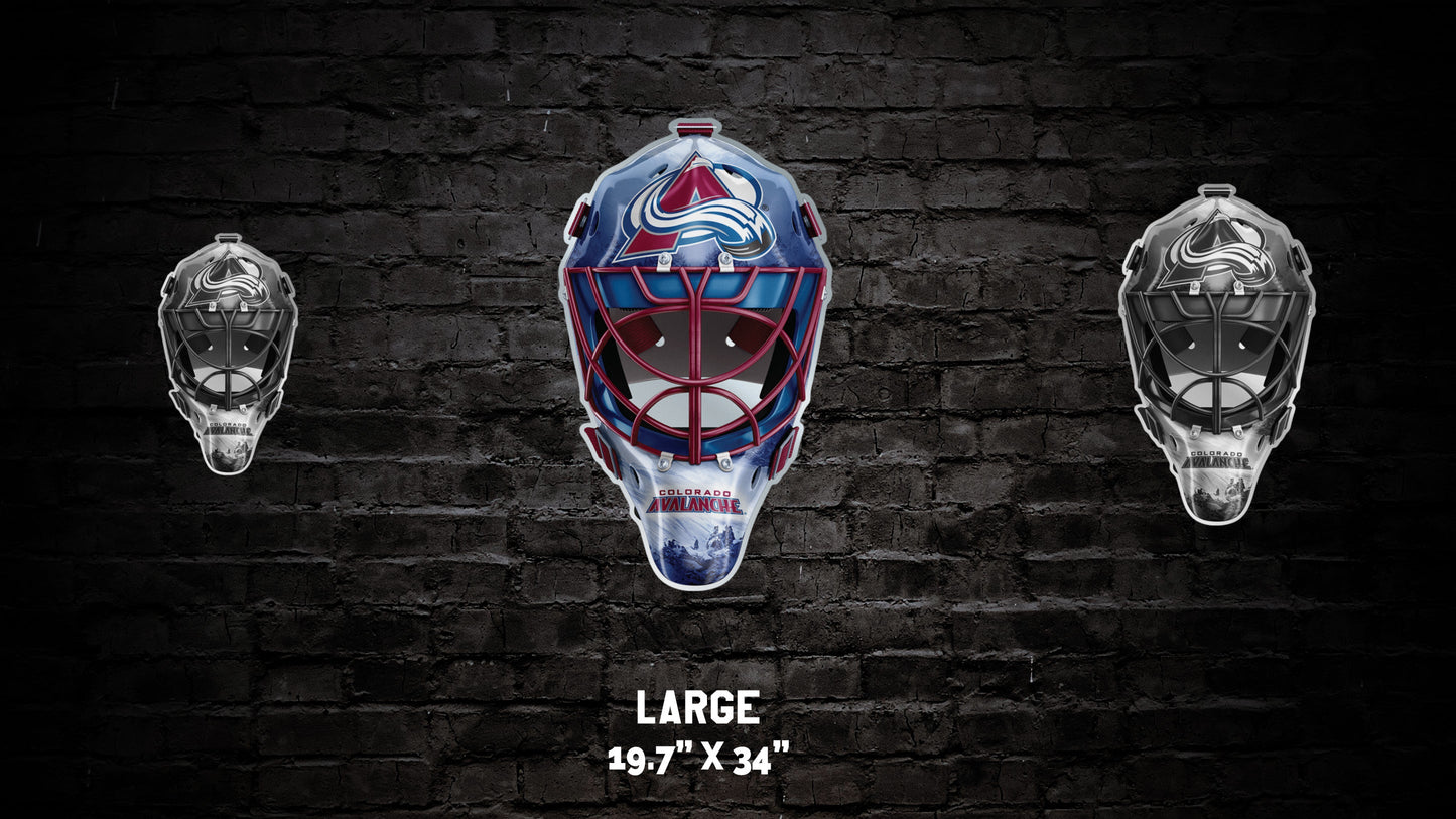 Colorado Avalanche® Goalie Mask Wall Art