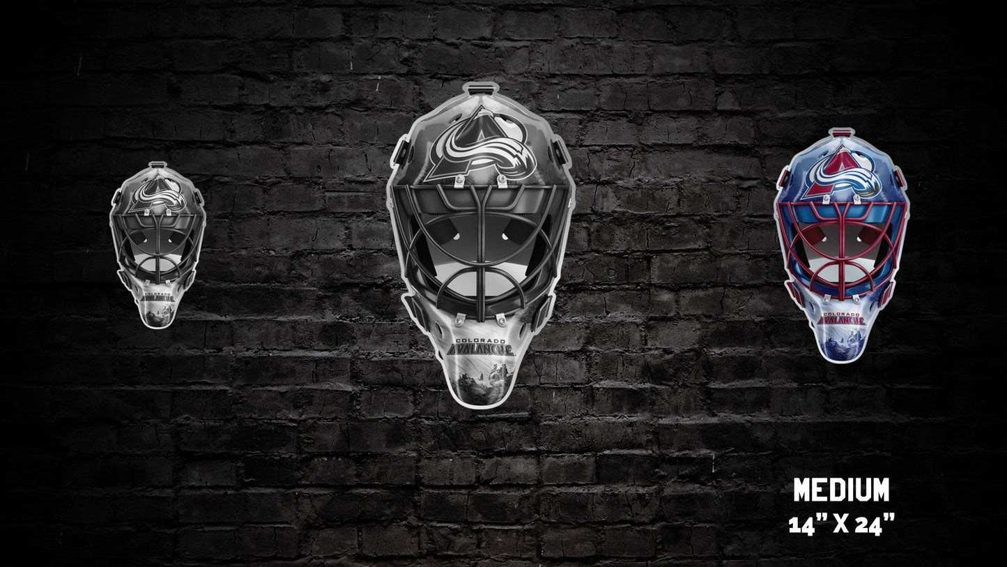 Colorado Avalanche® Goalie Mask Wall Art