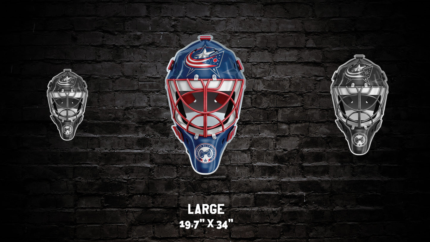 Columbus Blue Jackets® Goalie Mask Wall Art