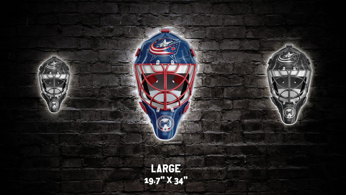 Columbus Blue Jackets® Goalie Mask Wall Art