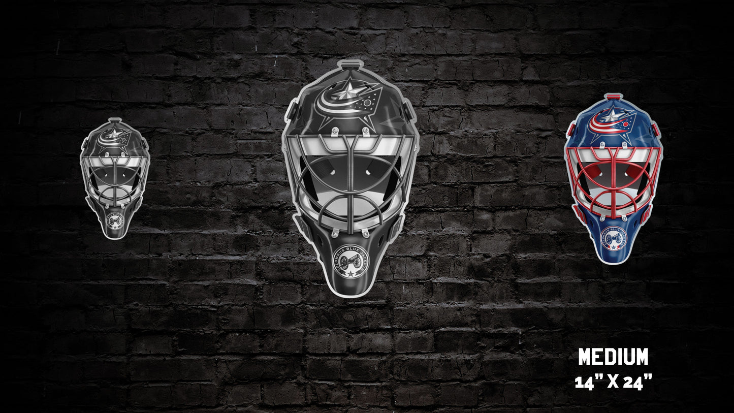 Columbus Blue Jackets® Goalie Mask Wall Art