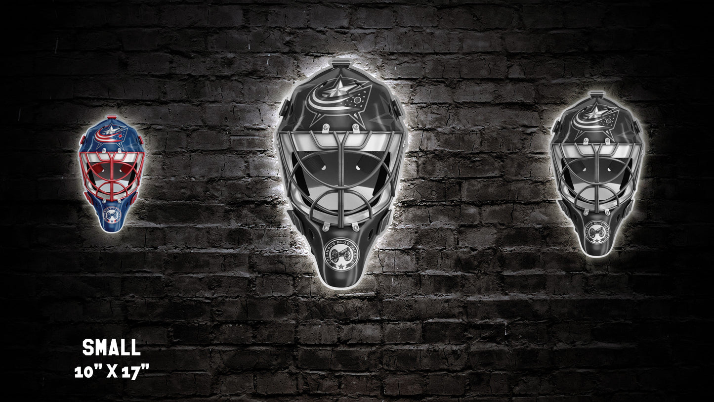 Columbus Blue Jackets® Goalie Mask Wall Art