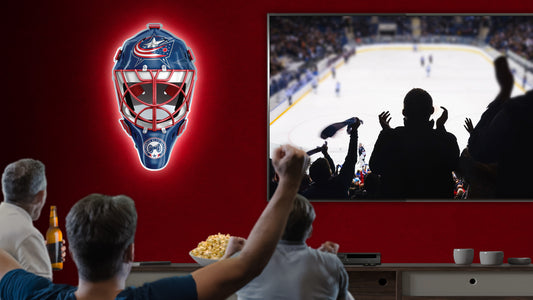 Columbus Blue Jackets® Goalie Mask Wall Art