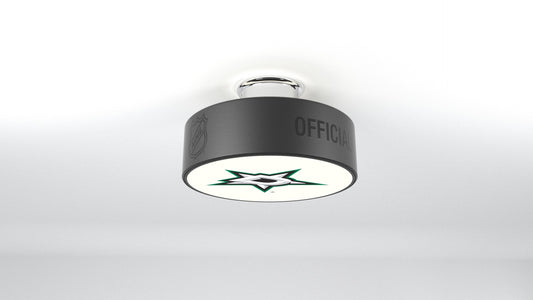 Dallas Stars™ Hockey Flush Mount Puck Light Fixture