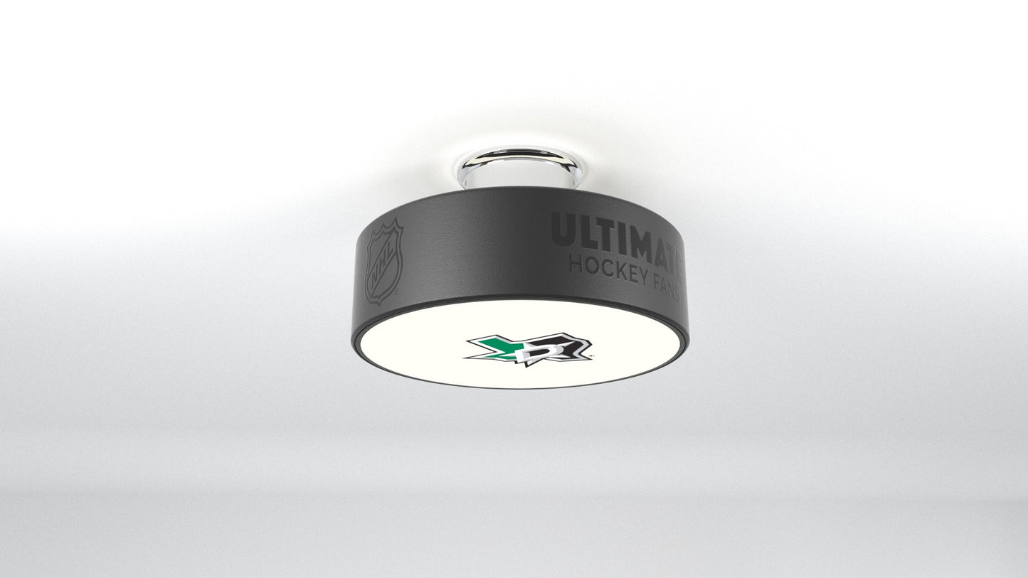 Dallas Stars™ Hockey Flush Mount Puck Light Fixture