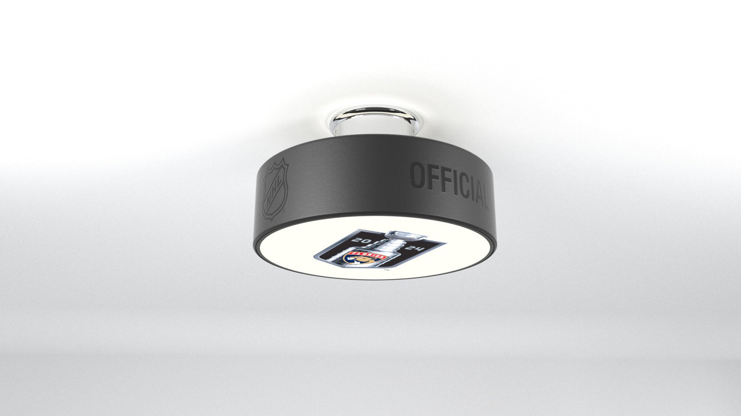 Florida Panthers® Hockey Flush Mount Puck Light Fixture