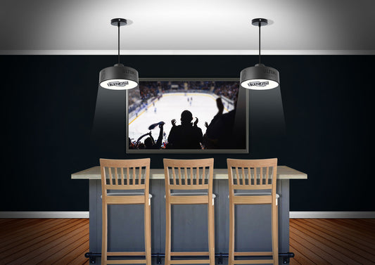 Los Angeles Kings® Hockey Pendant Puck Light Fixture