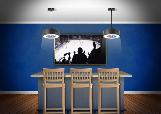 New York Islanders® Hockey Pendant Puck Light Fixture