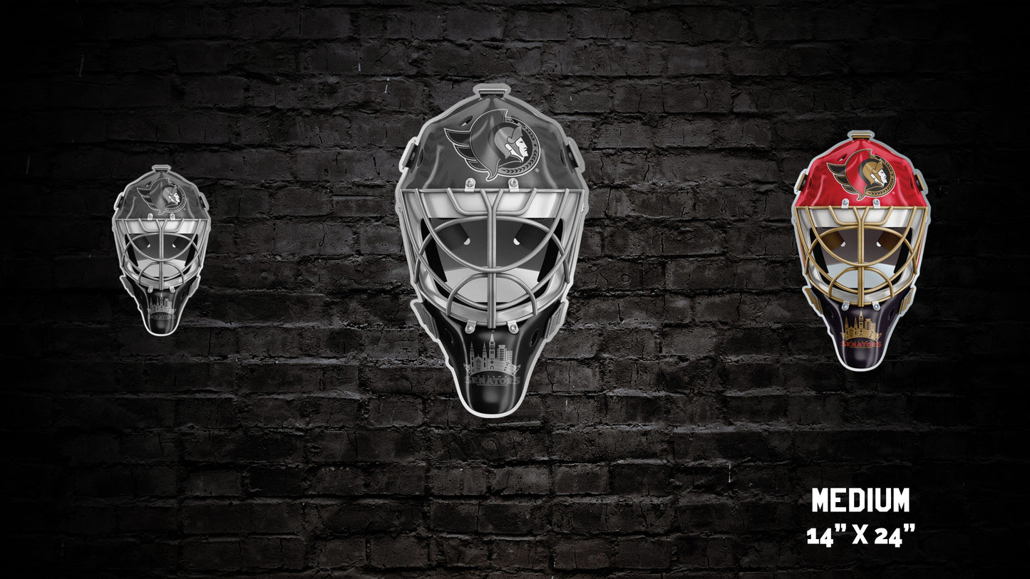 Ottawa Senators® Goalie Mask Wall Art