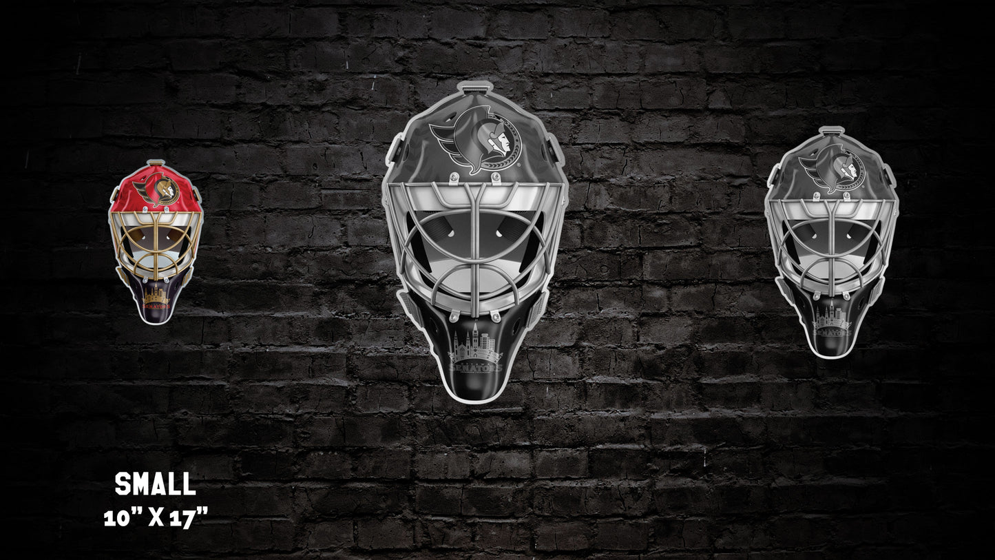 Ottawa Senators® Goalie Mask Wall Art