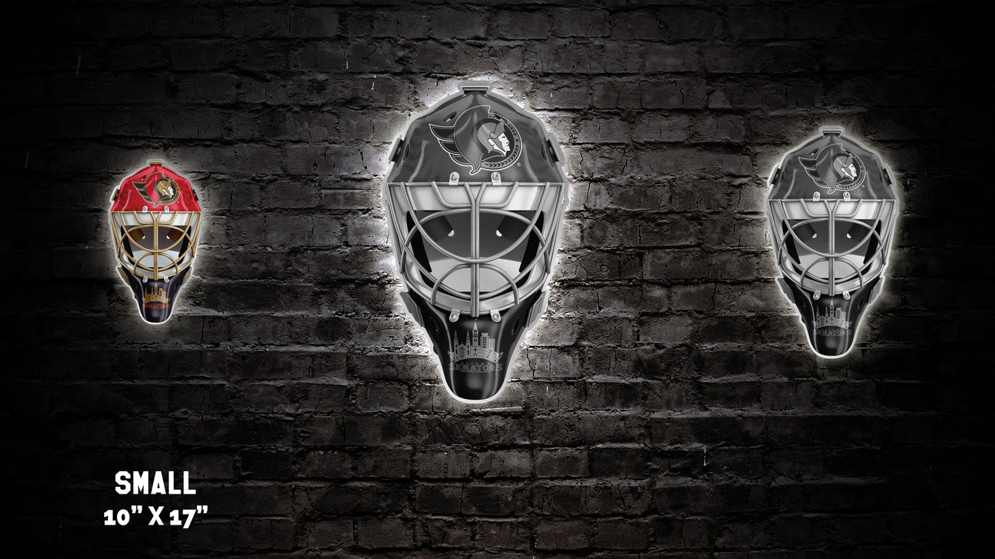 Ottawa Senators® Goalie Mask Wall Art