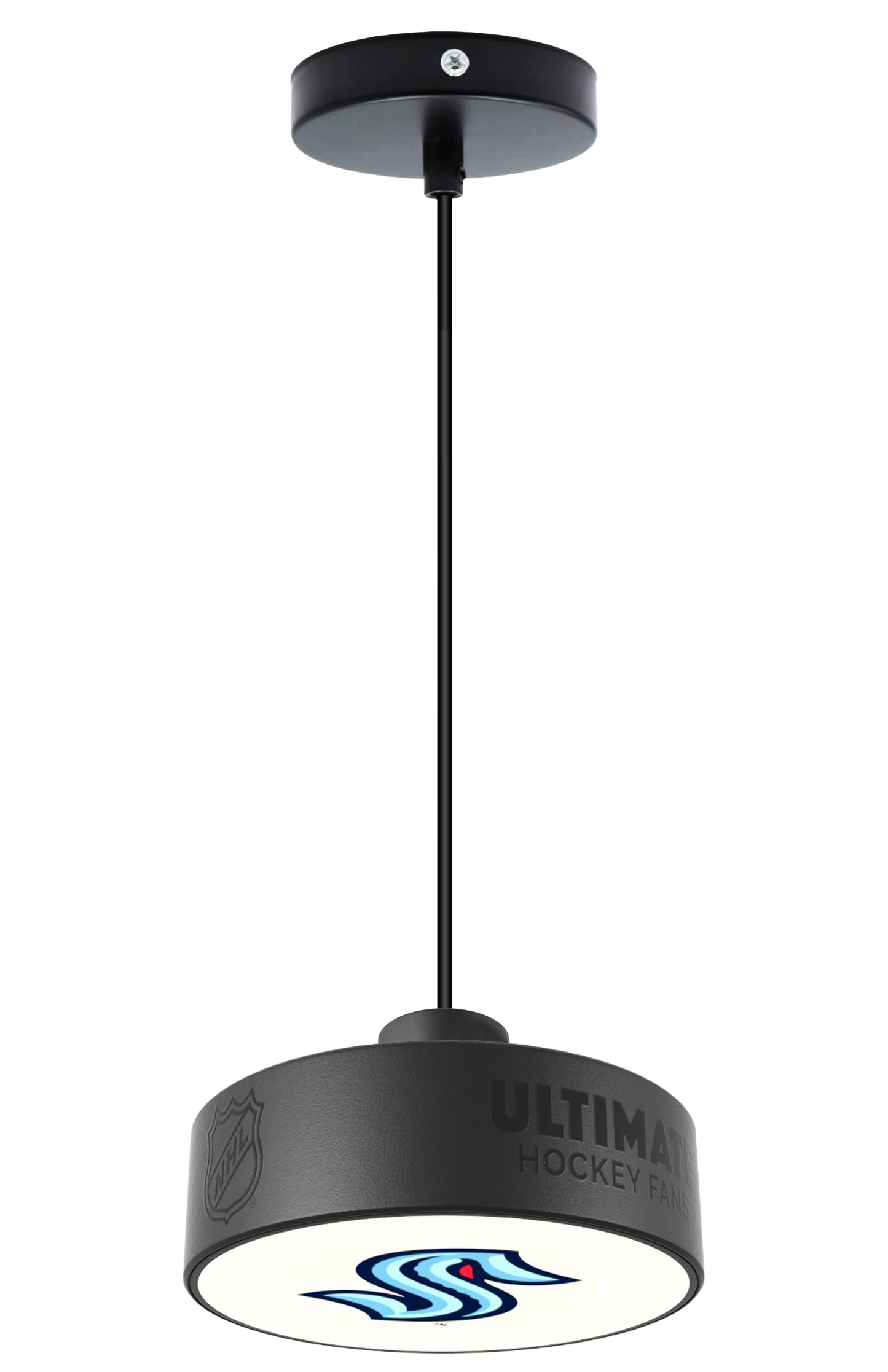 Seattle Kraken™ Hockey Puck Light Fixture