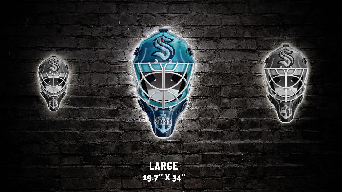 Seattle Kraken™ Goalie Mask Wall Art