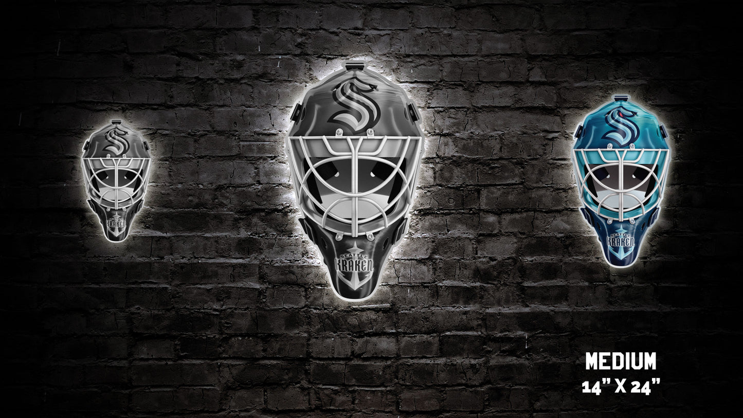 Seattle Kraken™ Goalie Mask Wall Art