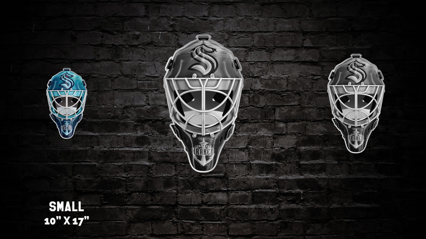Seattle Kraken™ Goalie Mask Wall Art