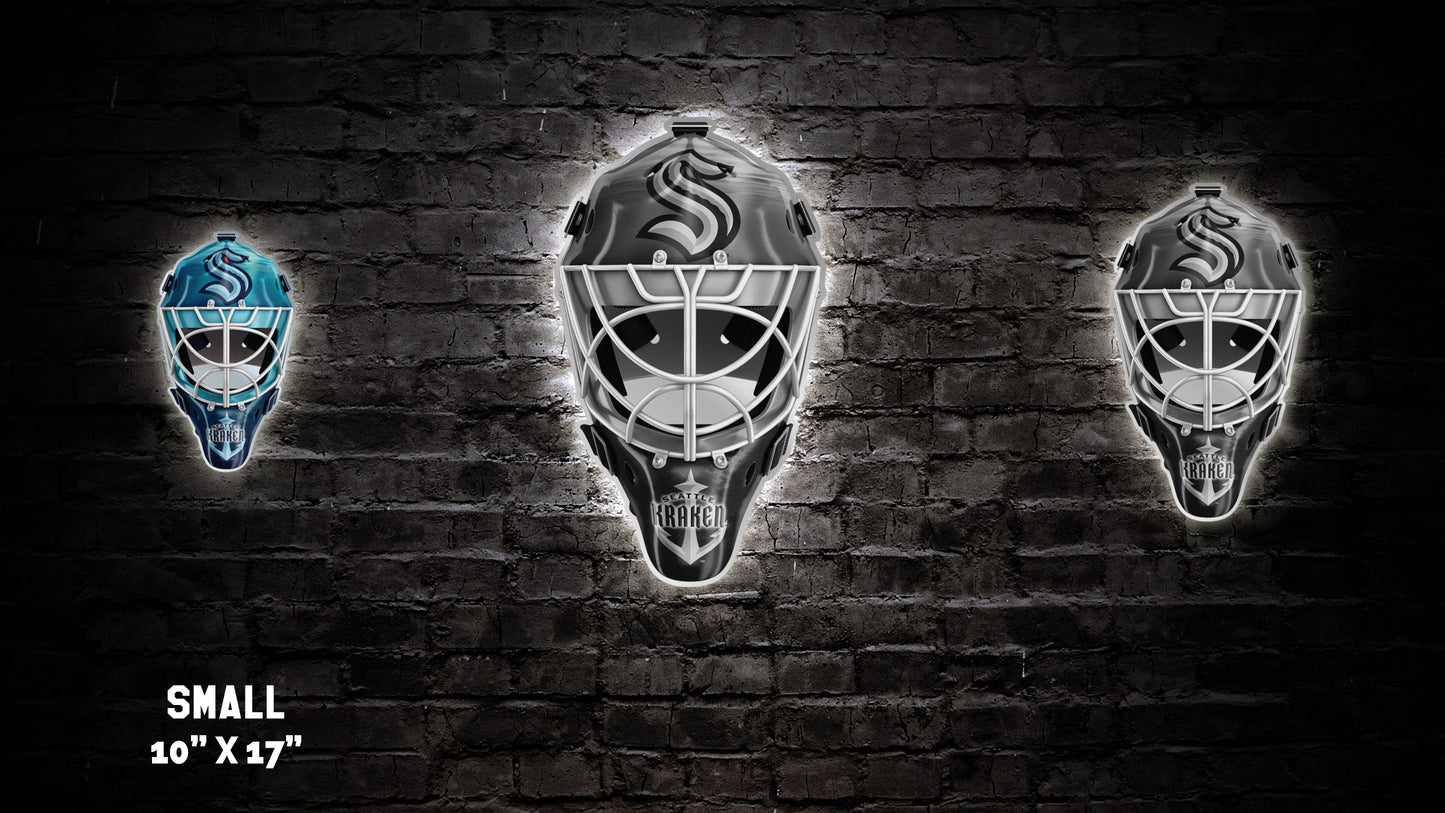 Seattle Kraken™ Goalie Mask Wall Art
