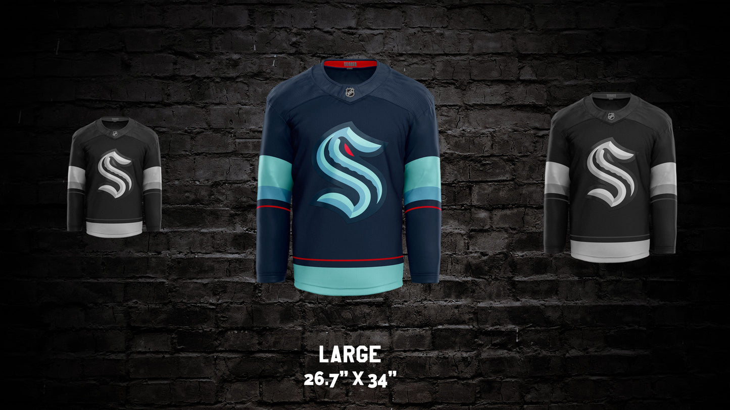 Seattle Kraken™ Jersey Wall Art