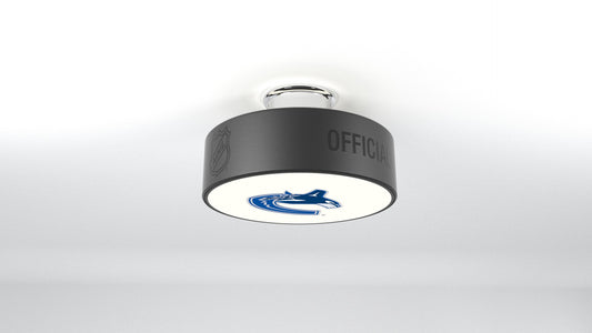 Vancouver Canucks® Hockey Flush Mount Puck Light Fixture