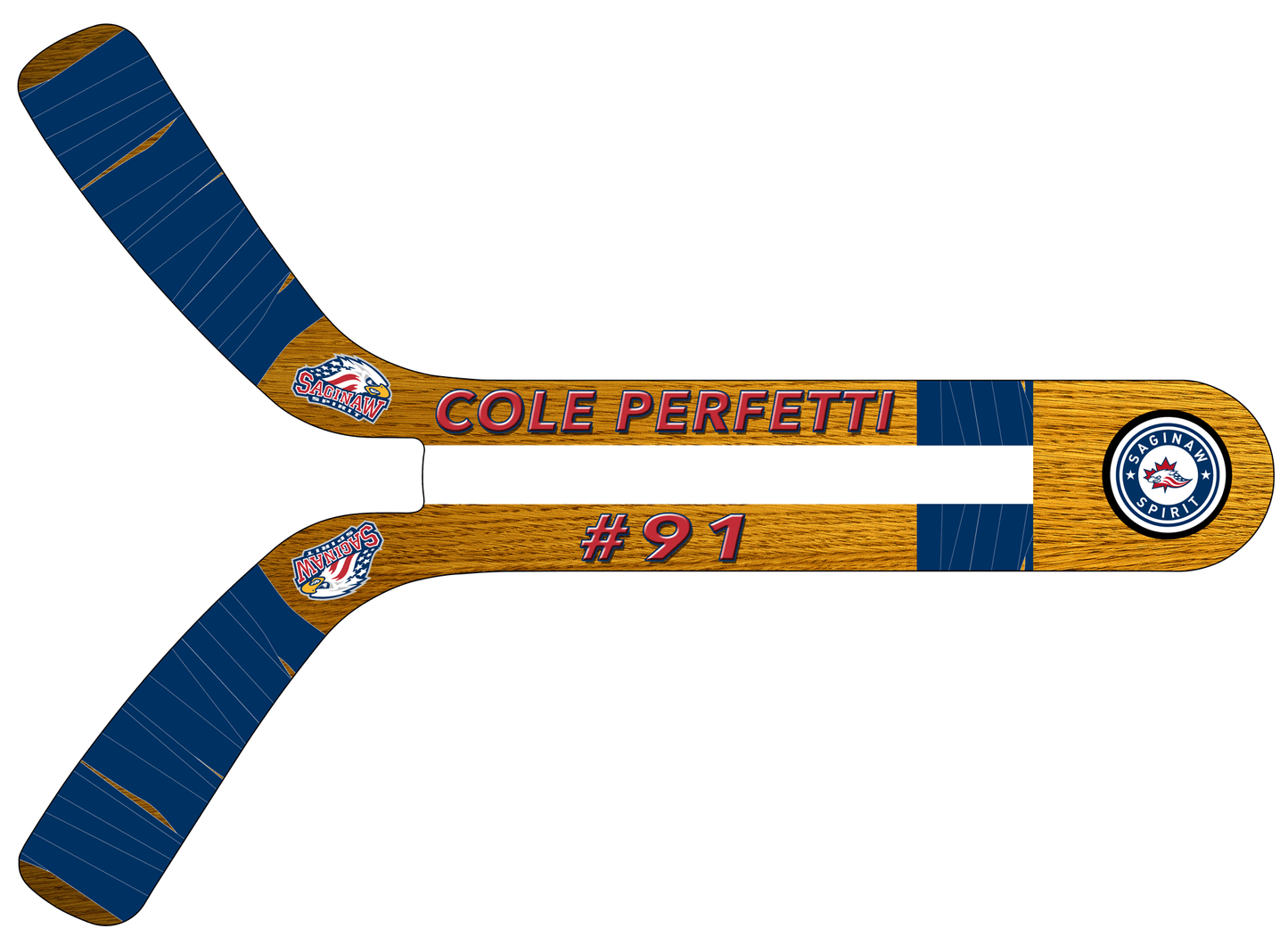 Saginaw Spirit OHL Ceiling Fan Blades