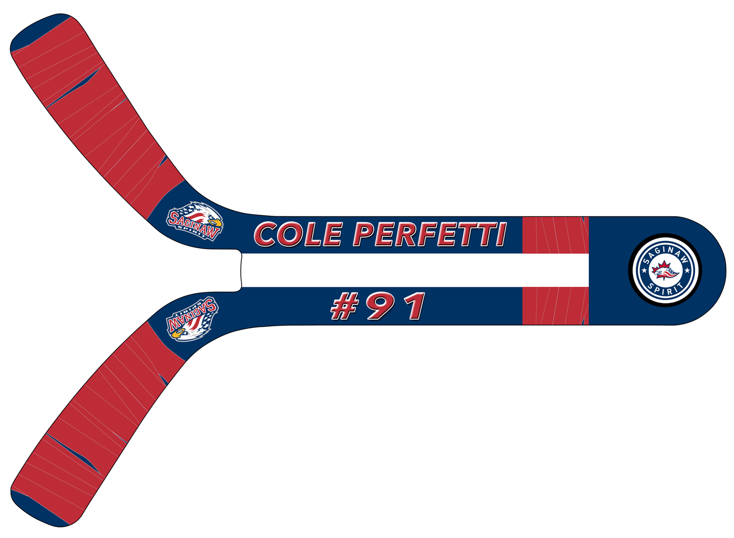Saginaw Spirit OHL Ceiling Fan Blades