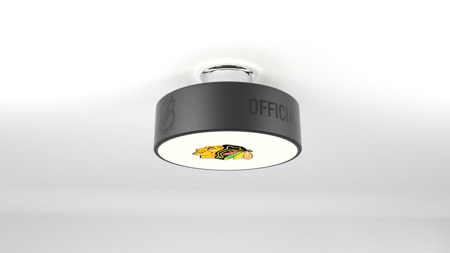 Chicago Blackhawks® Hockey Puck Light Fixture