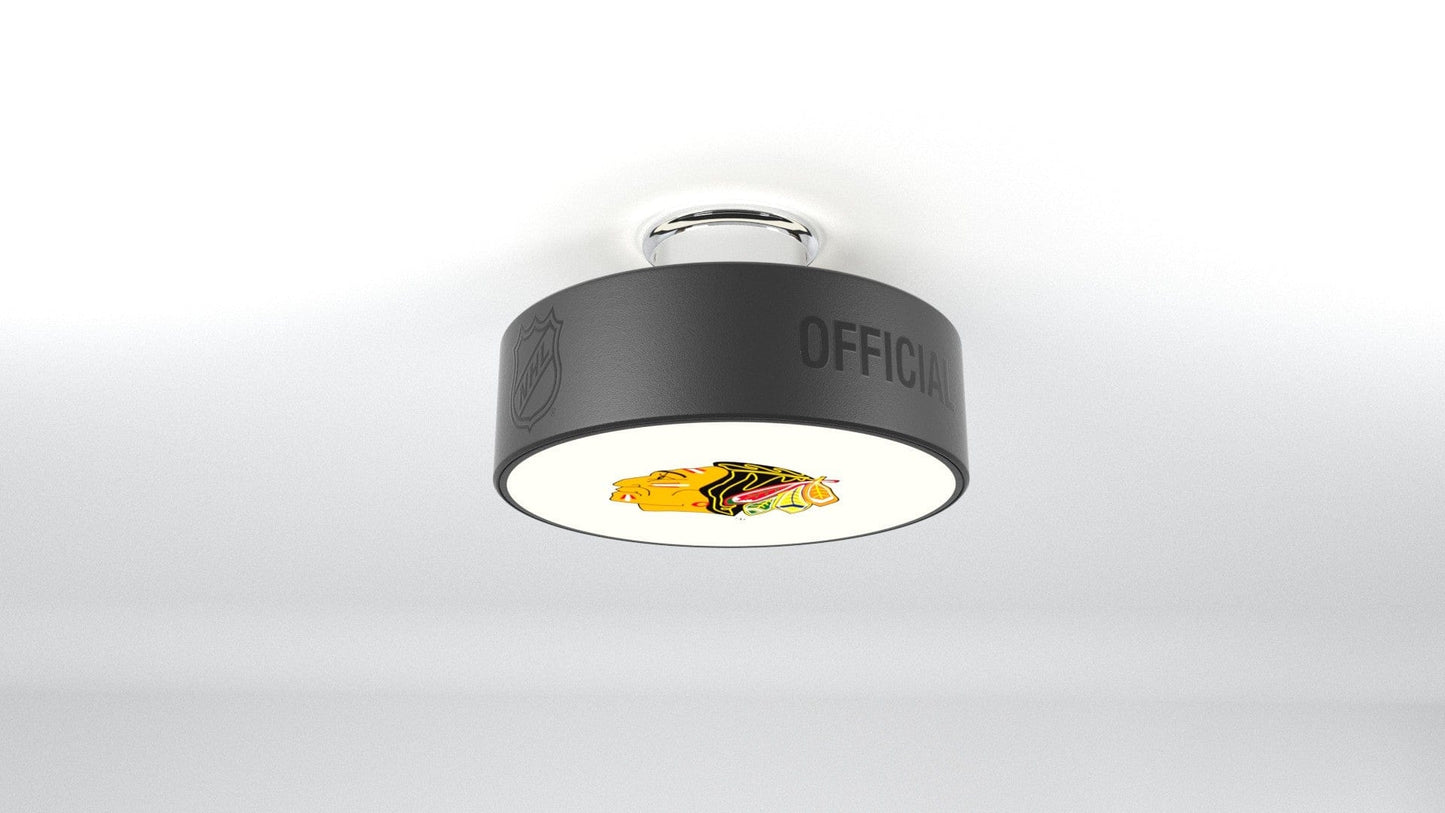 Chicago Blackhawks® Hockey Puck Light Fixture