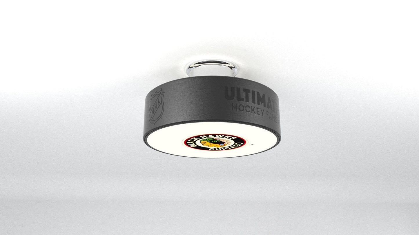 Chicago Blackhawks® Hockey Puck Light Fixture