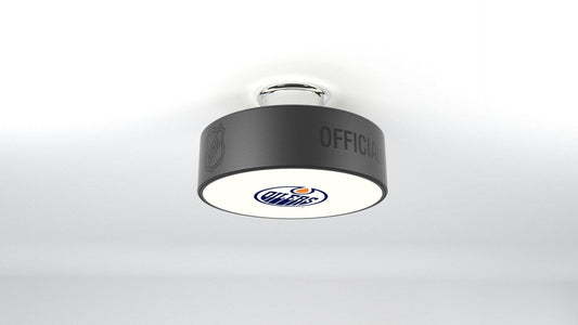 Edmonton Oilers® Hockey Puck Light Fixture