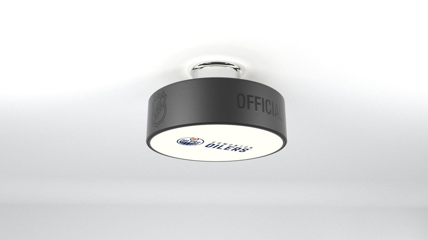 Edmonton Oilers® Hockey Puck Light Fixture