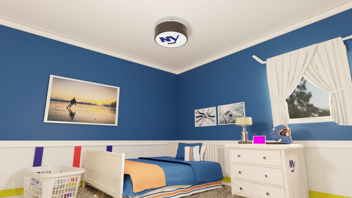New York Islanders® Hockey Puck Light Fixture
