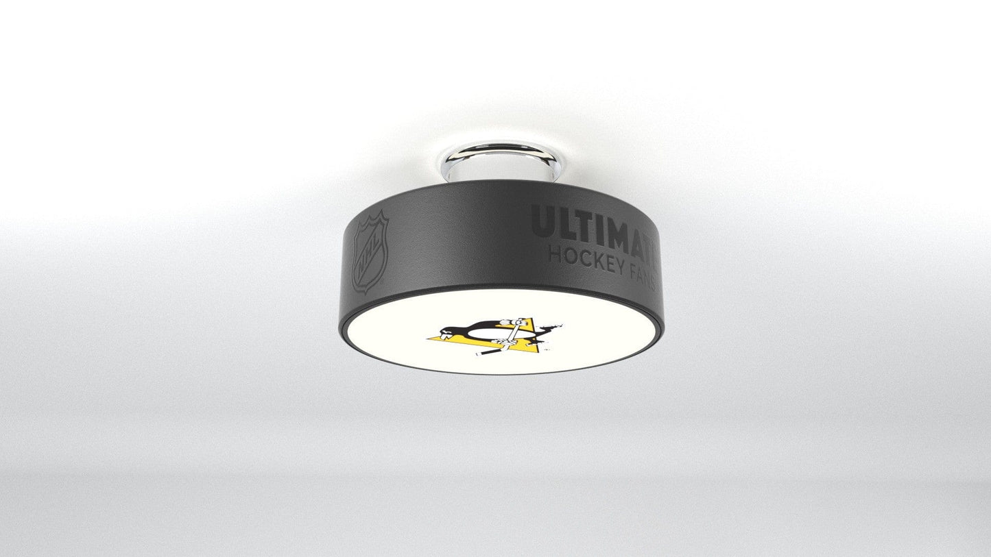 Pittsburgh Penguins® Hockey Puck Light Fixture