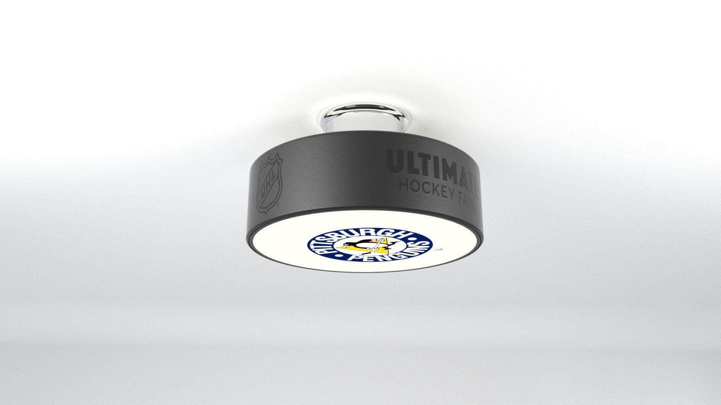 Pittsburgh Penguins® Hockey Puck Light Fixture