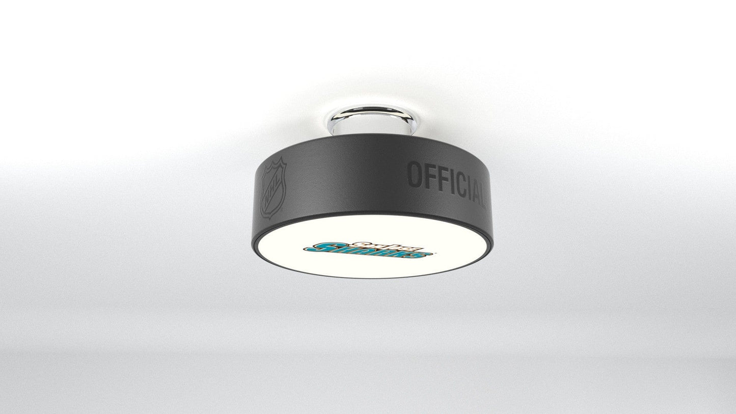 San Jose Sharks® Hockey Puck Light Fixture