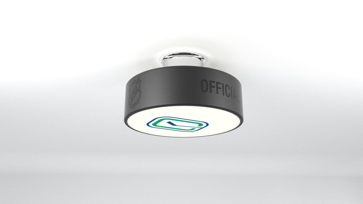Vancouver Canucks® Hockey Puck Light Fixture