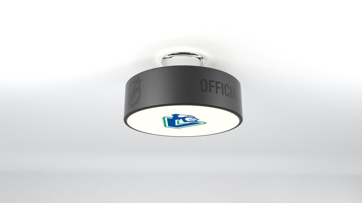 Vancouver Canucks® Hockey Puck Light Fixture