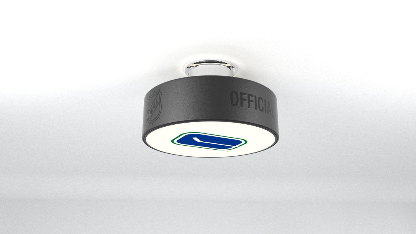 Vancouver Canucks® Hockey Puck Light Fixture